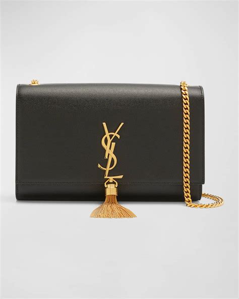 ysl black tassel|Saint Laurent Kate Medium Tassel YSL Crossbody Bag in Croc .